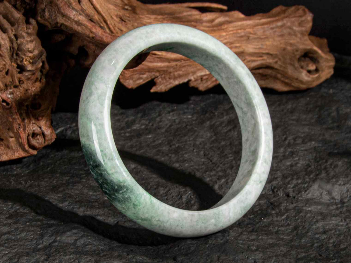 Jadeite Jade Bangle 64mm | SC0248
