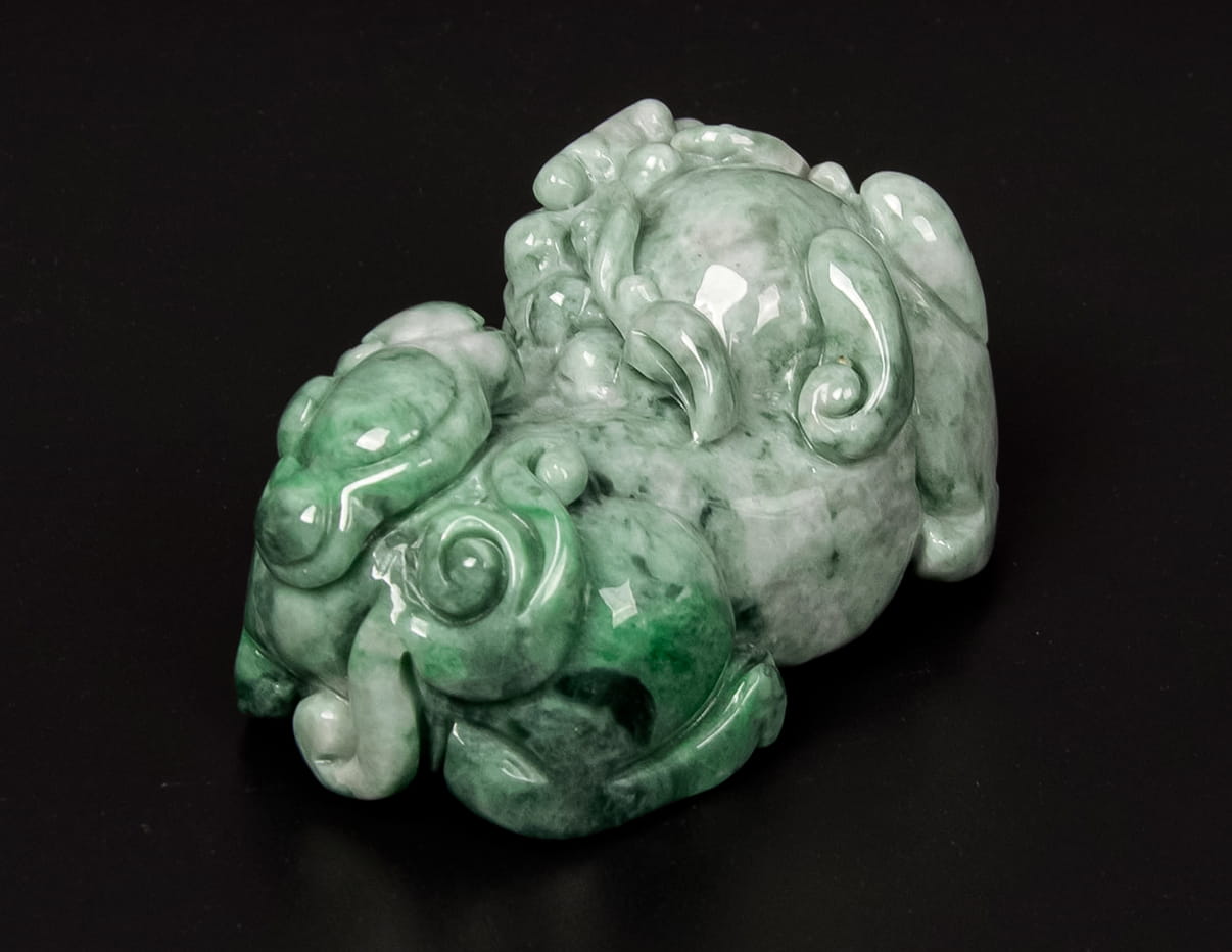 Jadeite Pixiu Tea Pet 2.3" | SC0153
