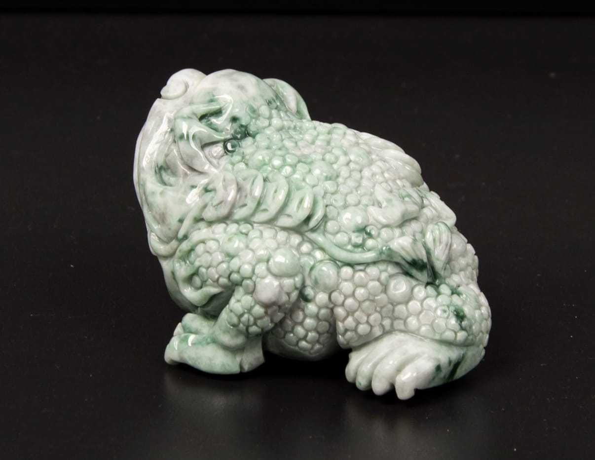 Jadeite Toad Tea Pet 2.1" | SC0127