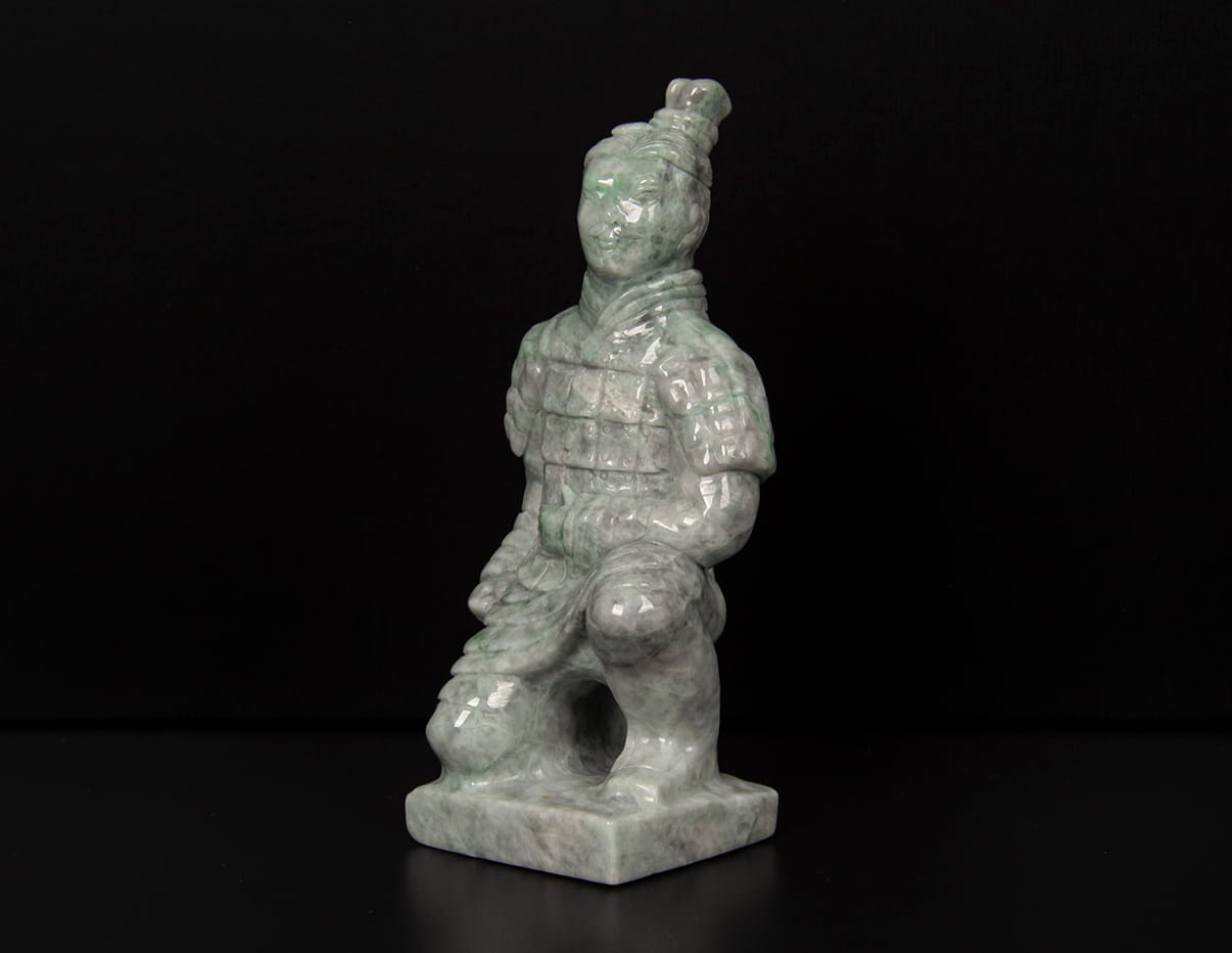 Jadeite Terracotta Soldier 3.85" | SC0144