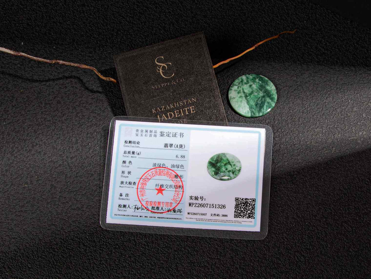 Jadeite Sample Disk | SC0261