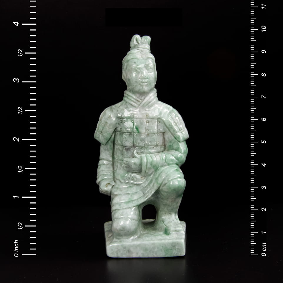 Jadeite Terracotta Soldier 3.85" | SC0074