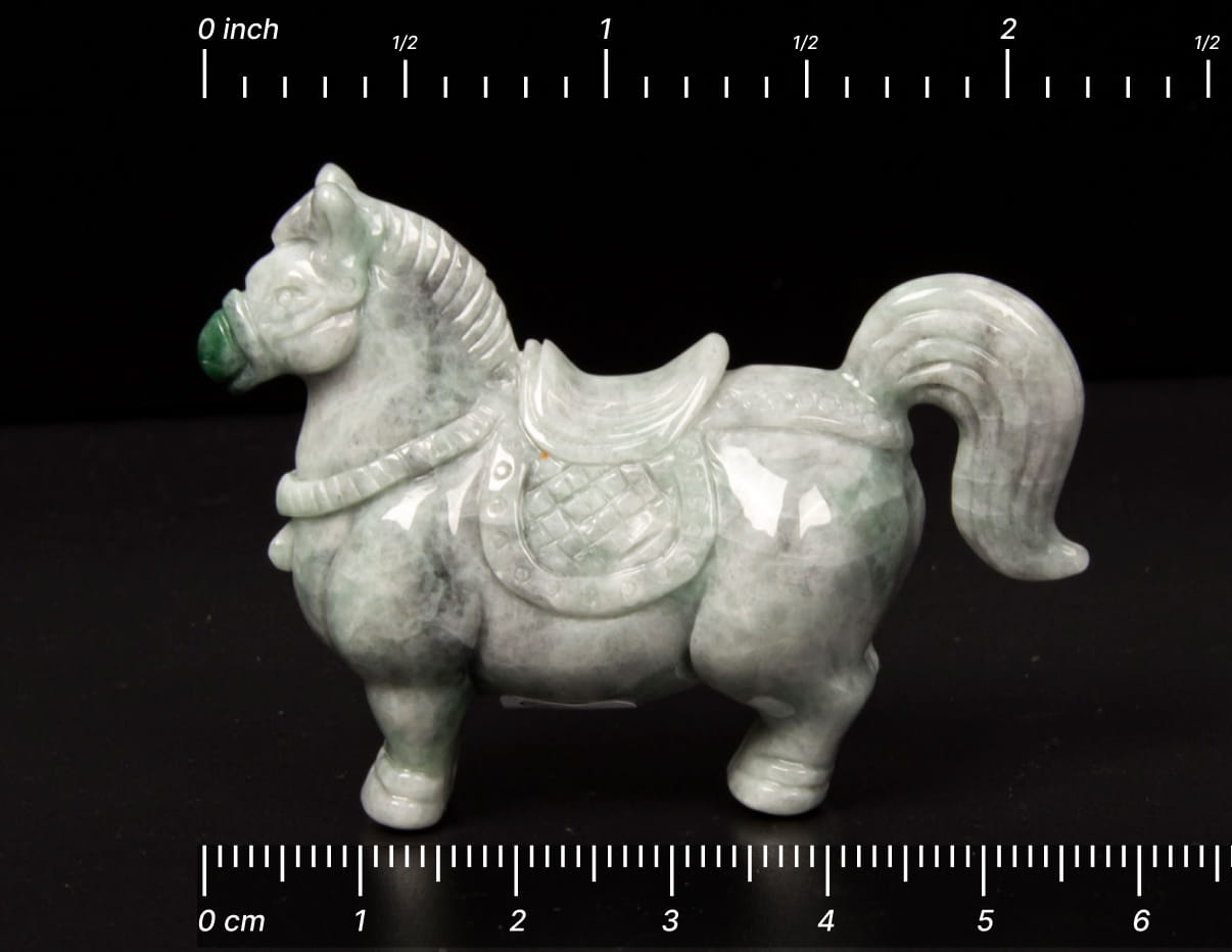 Jadeite Horse Tea Pet 2.2" | SC0123