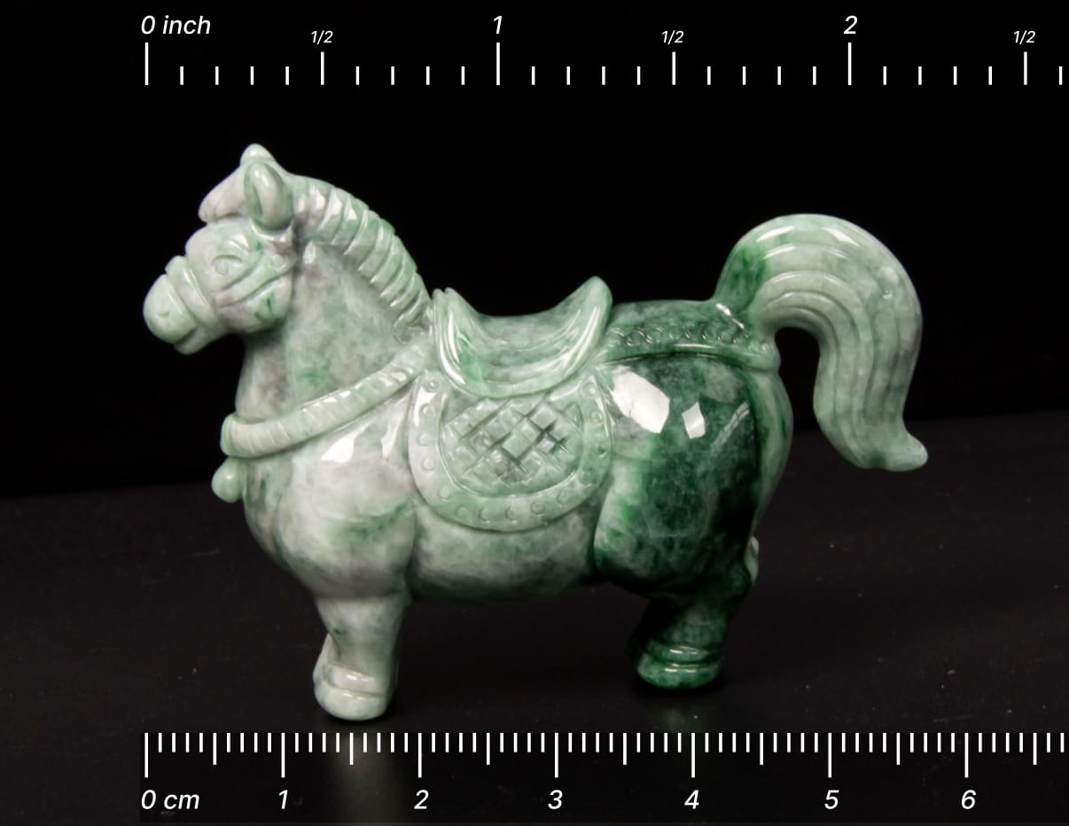 Jadeite Horse Tea Pet 2.2" | SC0125
