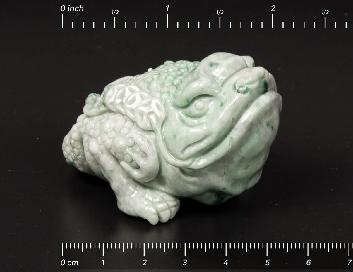 Jadeite Toad Tea Pet 2.1" | SC0127