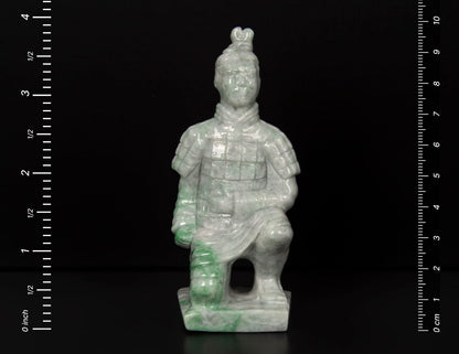 Jadeite Terracotta Soldier 3.85" | SC0143
