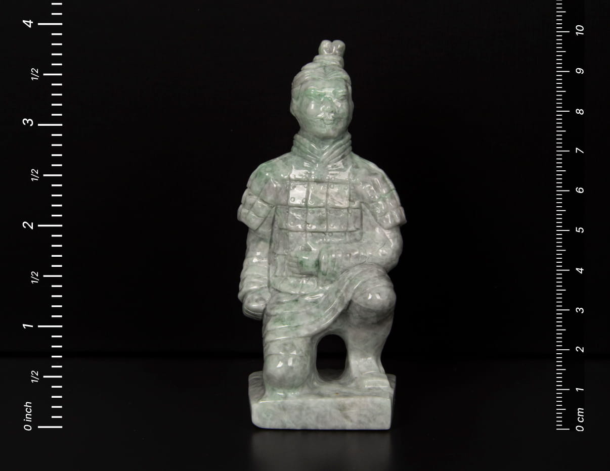 Jadeite Terracotta Soldier 3.85" | SC0144