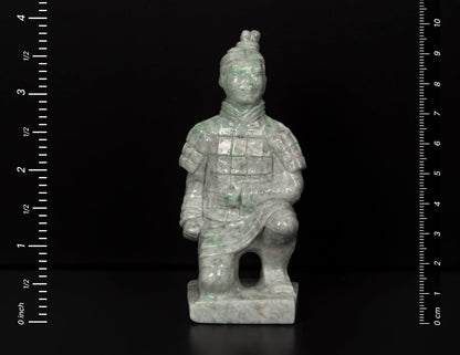 Jadeite Terracotta Soldier 3.85" | SC0144