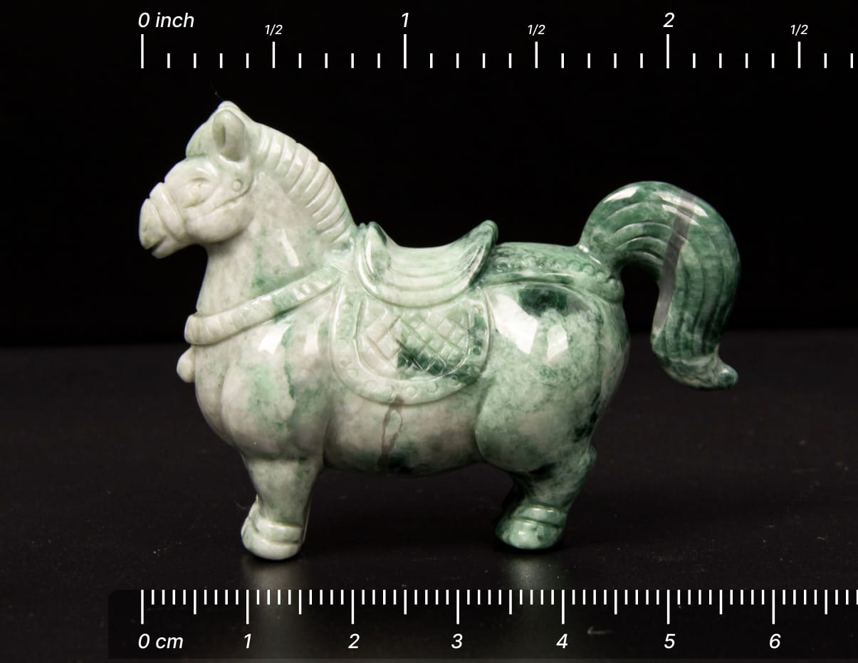 Jadeite Horse Tea Pet 2.2" | SC0120