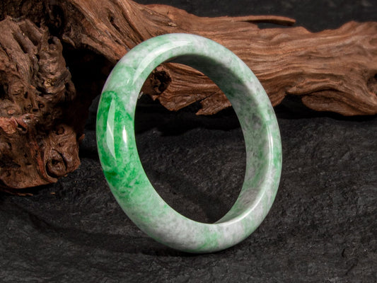 Jadeite Jade Bangle 60mm | SC0017