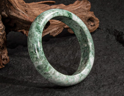 Jadeite Jade Bangle 60mm | SC0098