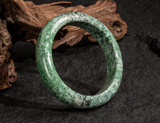 Jadeite Jade Bangle 60mm | SC0101