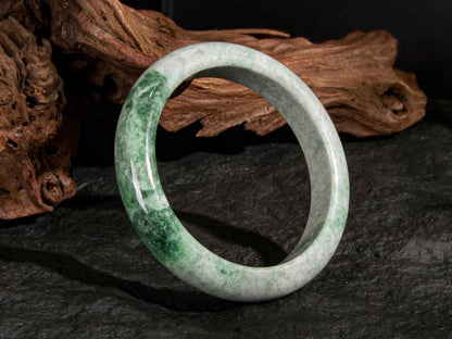 Jadeite Jade Bangle 61mm | SC0211
