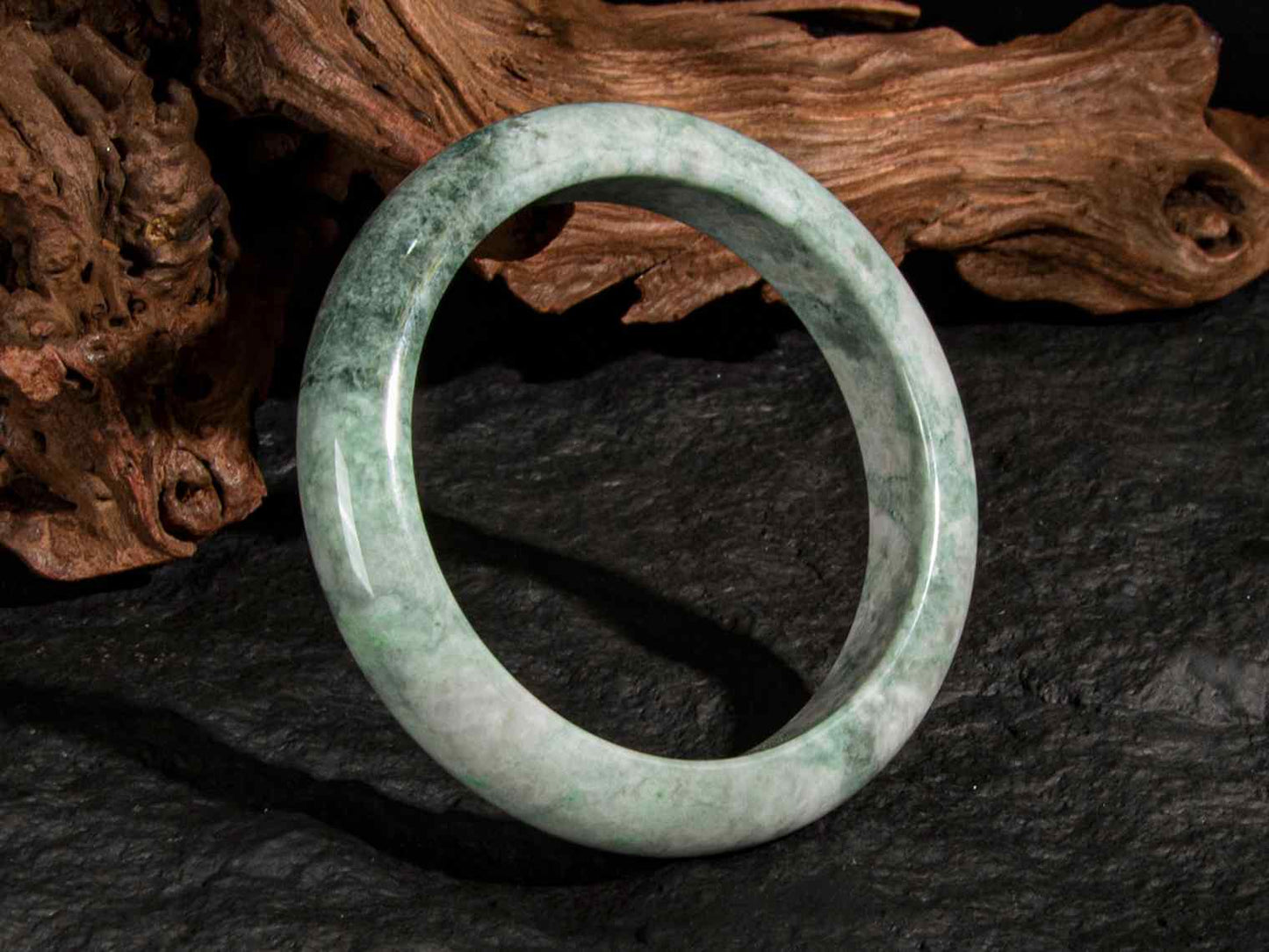 Jadeite Bangle 63mm | SC0236