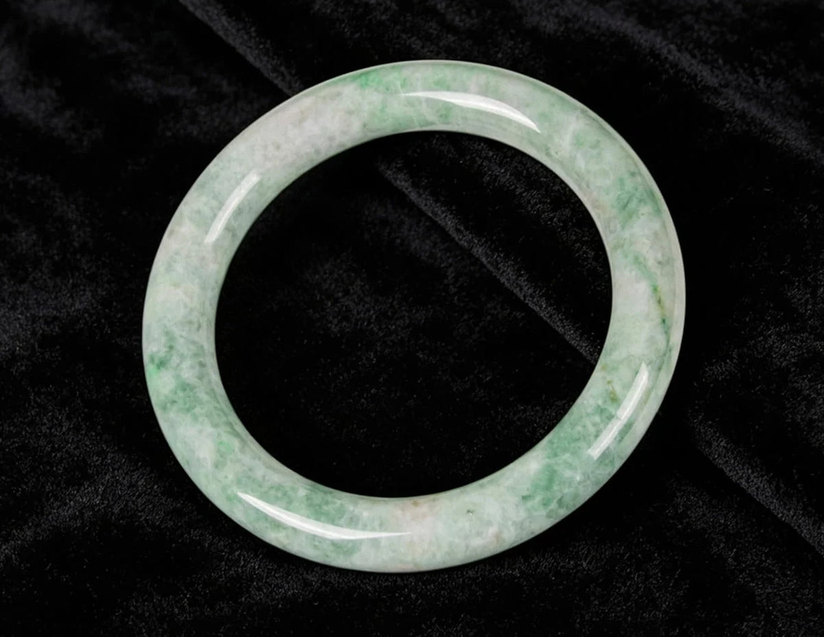 Jadeite Jade Bangle 56mm | SC0019