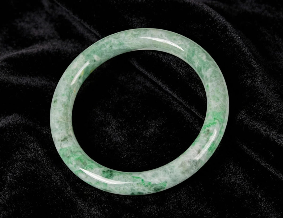 Jadeite Jade Bangle 60mm | SC0022