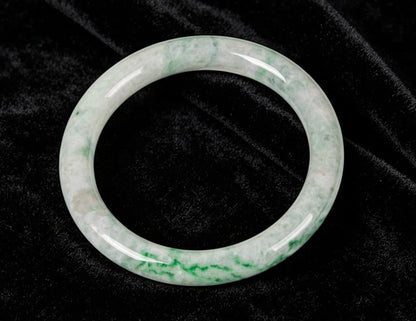 Jadeite Jade Bangle 57mm | SC0026