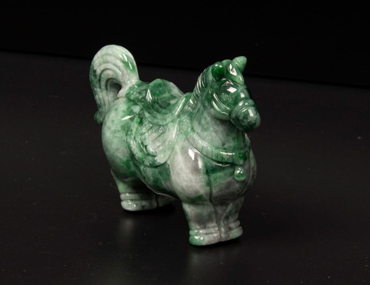Jadeite Horse Tea Pet 2.2" | SC0121
