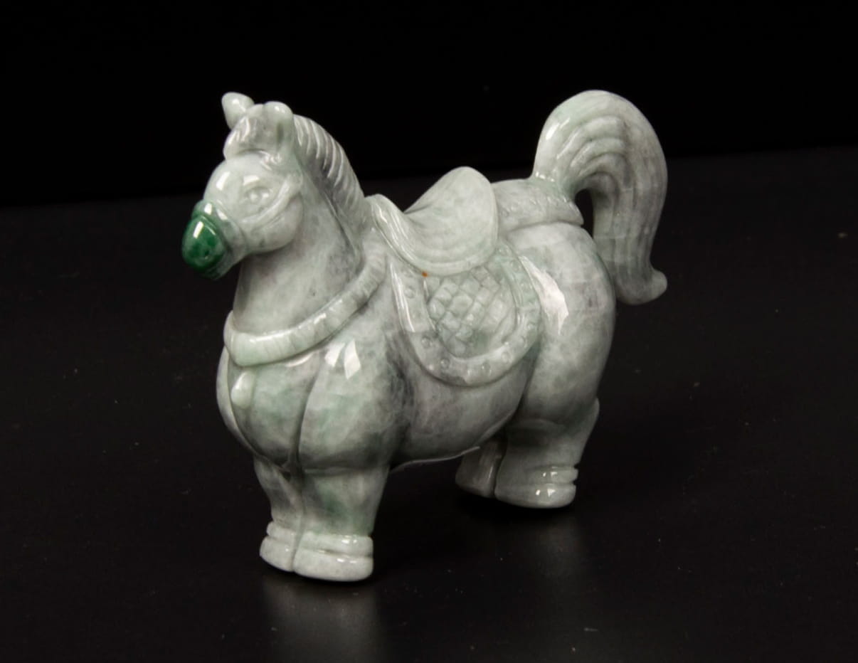 Jadeite Horse Tea Pet 2.2" | SC0123