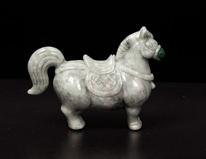 Jadeite Horse Tea Pet 2.2" | SC0123