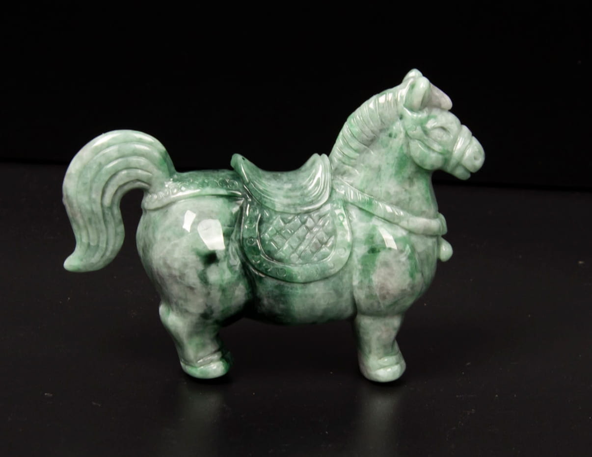 Jadeite Horse Tea Pet 2.2" | SC0125