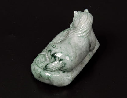Jadeite Lying Horse Tea Pet 2.4" | SC0146