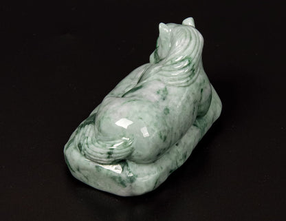 Jadeite Lying Horse Tea Pet 2.4" | SC0147