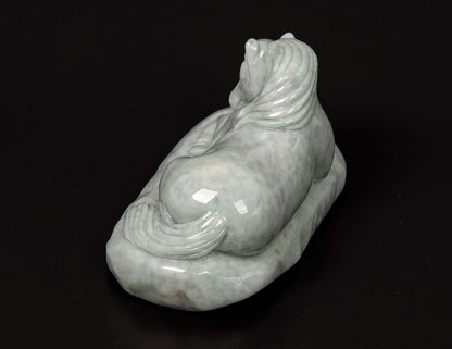 Jadeite Lying Horse Tea Pet 2.4" | SC0148
