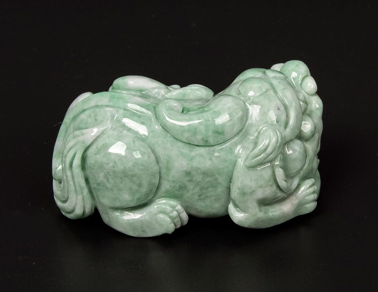 Jadeite Pixiu Tea Pet 2.3" | SC0150