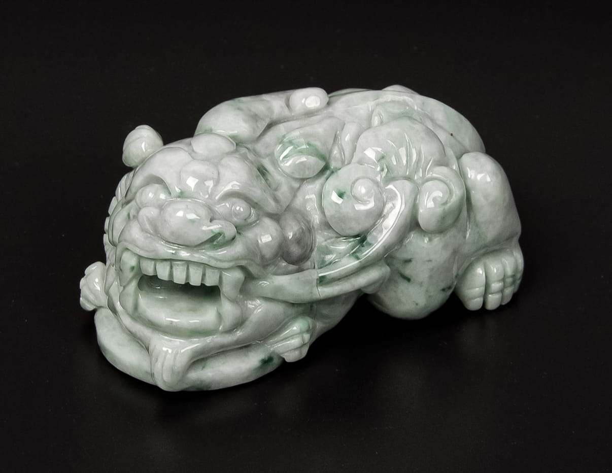 Jadeite Pixiu Tea Pet 2.3" | SC0152