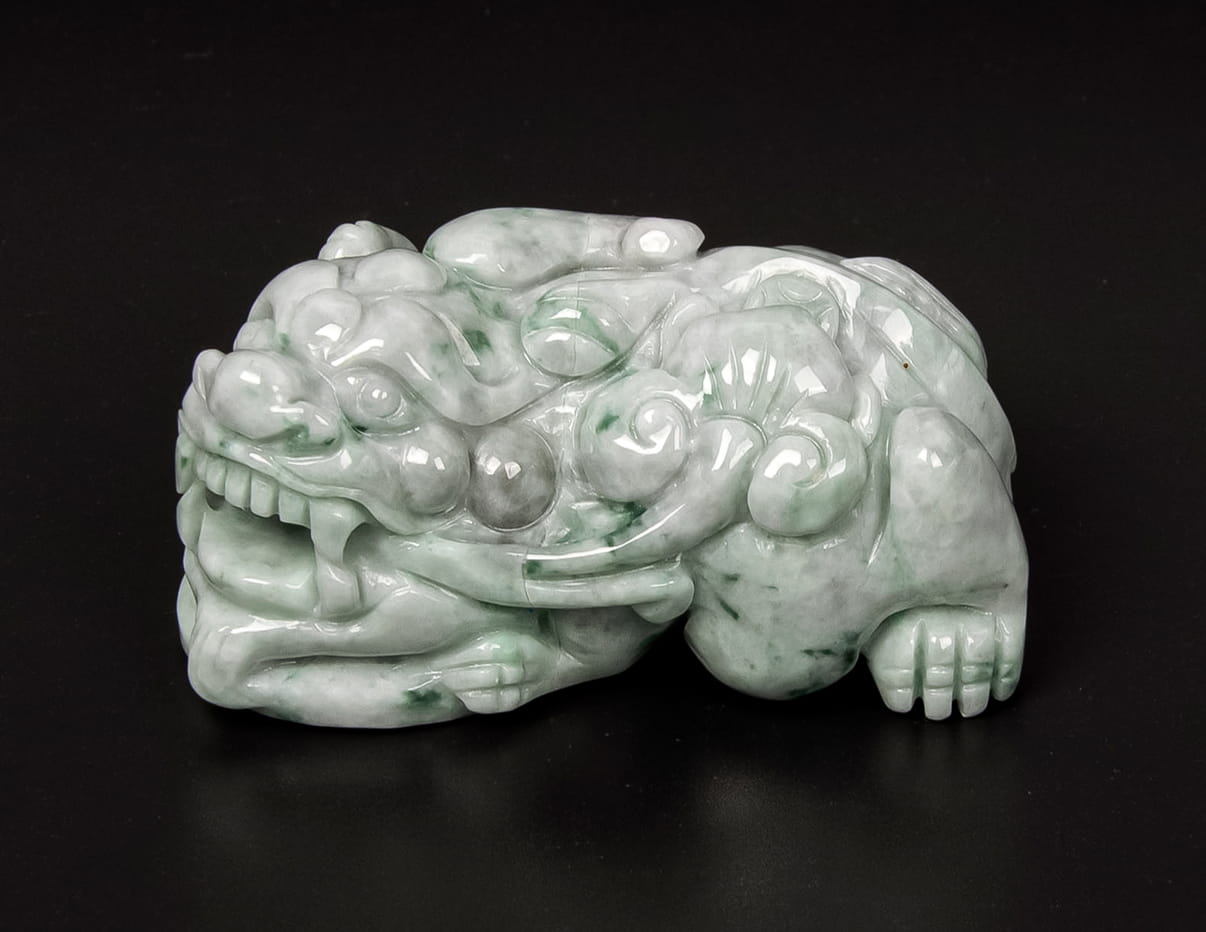 Jadeite Pixiu Tea Pet 2.3" | SC0152