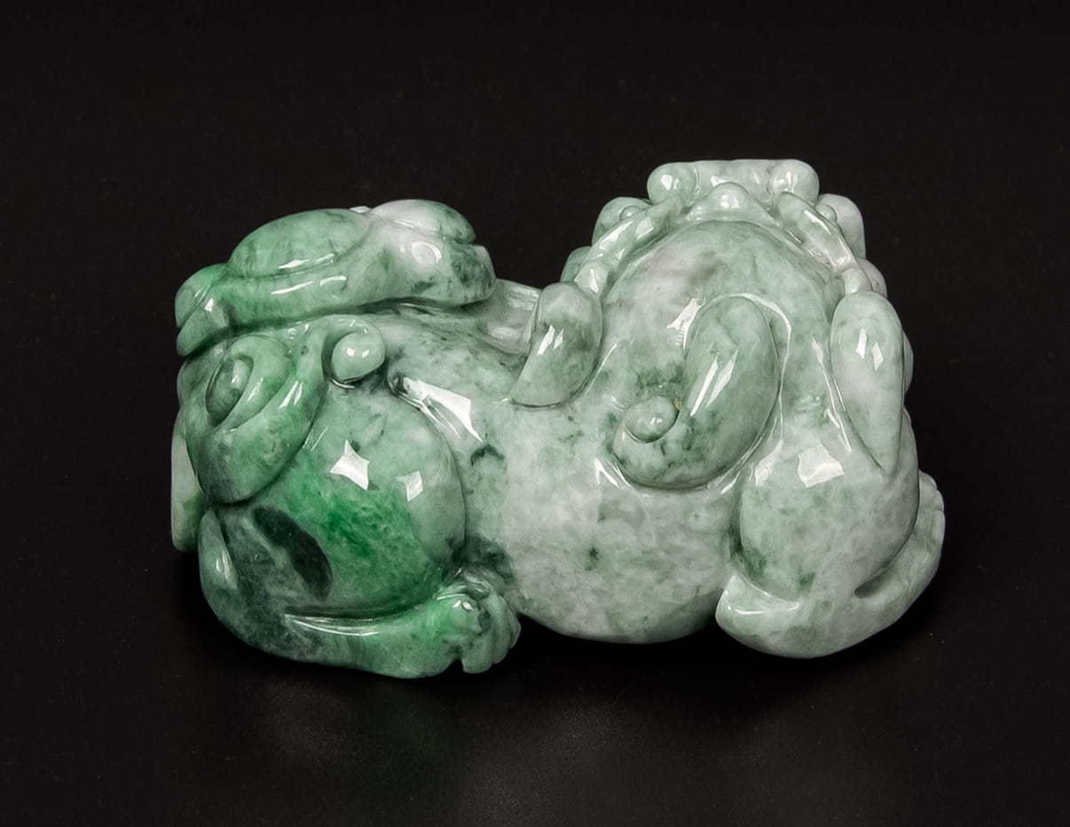 Jadeite Pixiu Tea Pet 2.3" | SC0153