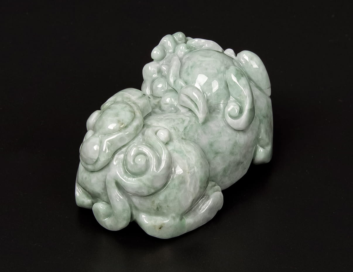 Jadeite Pixiu Tea Pet 2.3" | SC0154