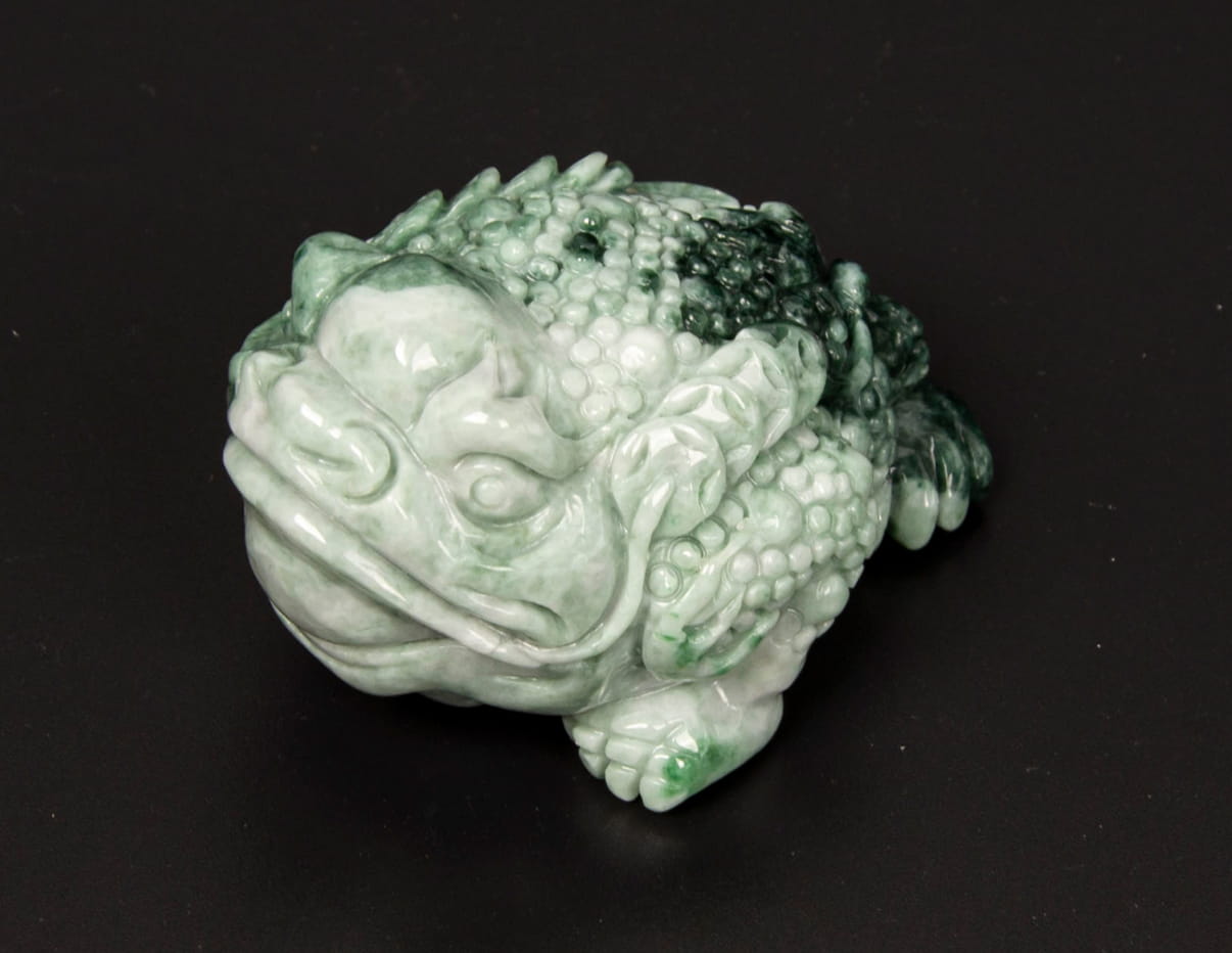 Jadeite Toad Tea Pet 2.1" | SC0126