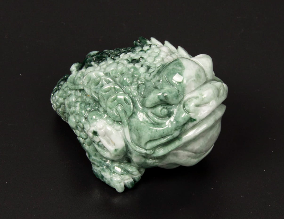 Jadeite Toad Tea Pet 2.1" | SC0126