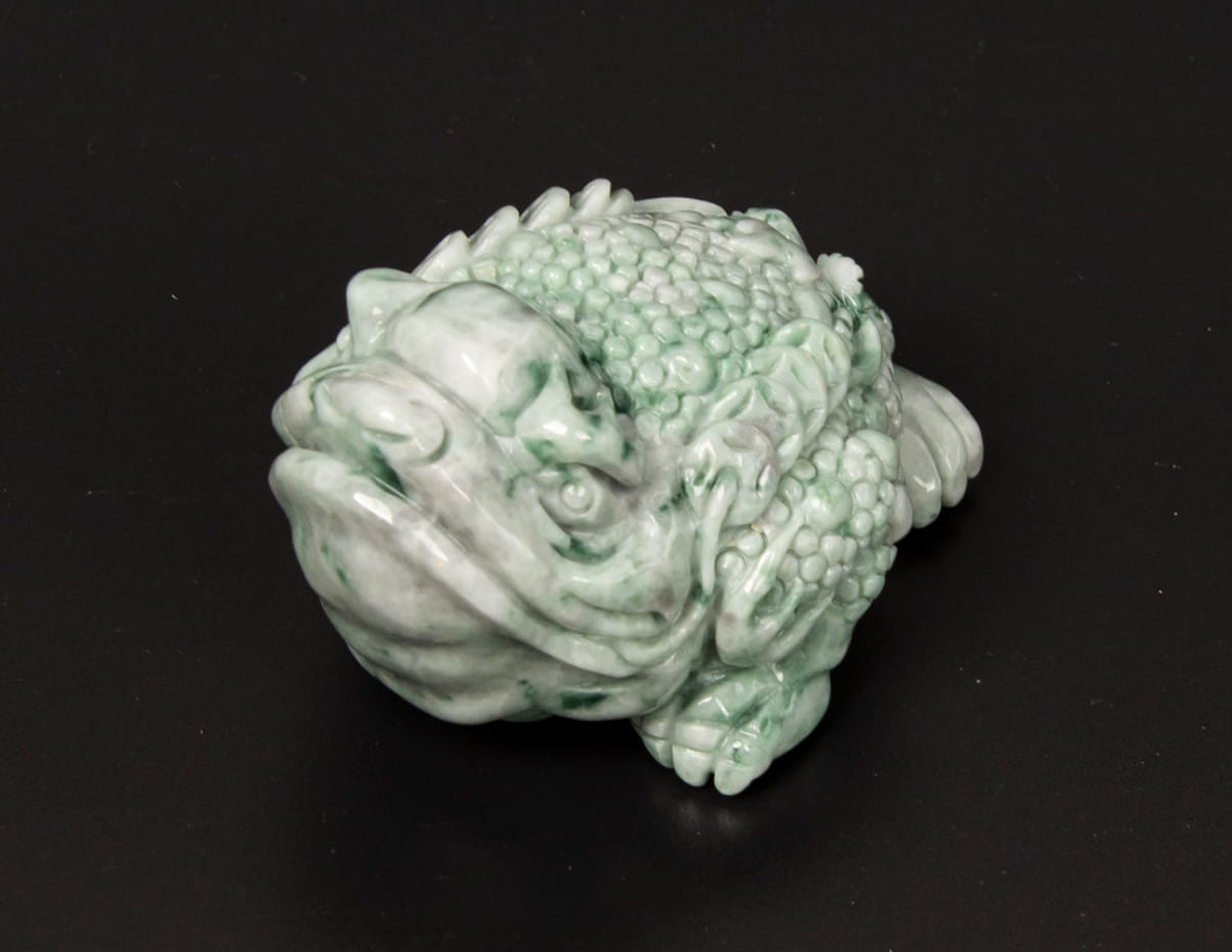 Jadeite Toad Tea Pet 2.1" | SC0127