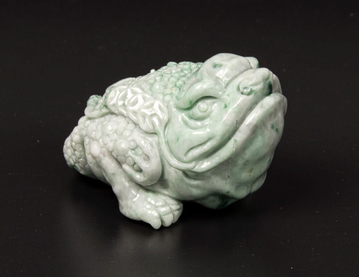 Jadeite Toad Tea Pet 2.1" | SC0127
