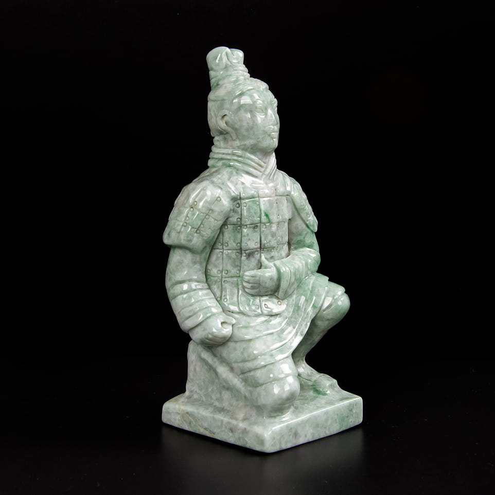Jadeite Terracotta Soldier 3.85" | SC0074