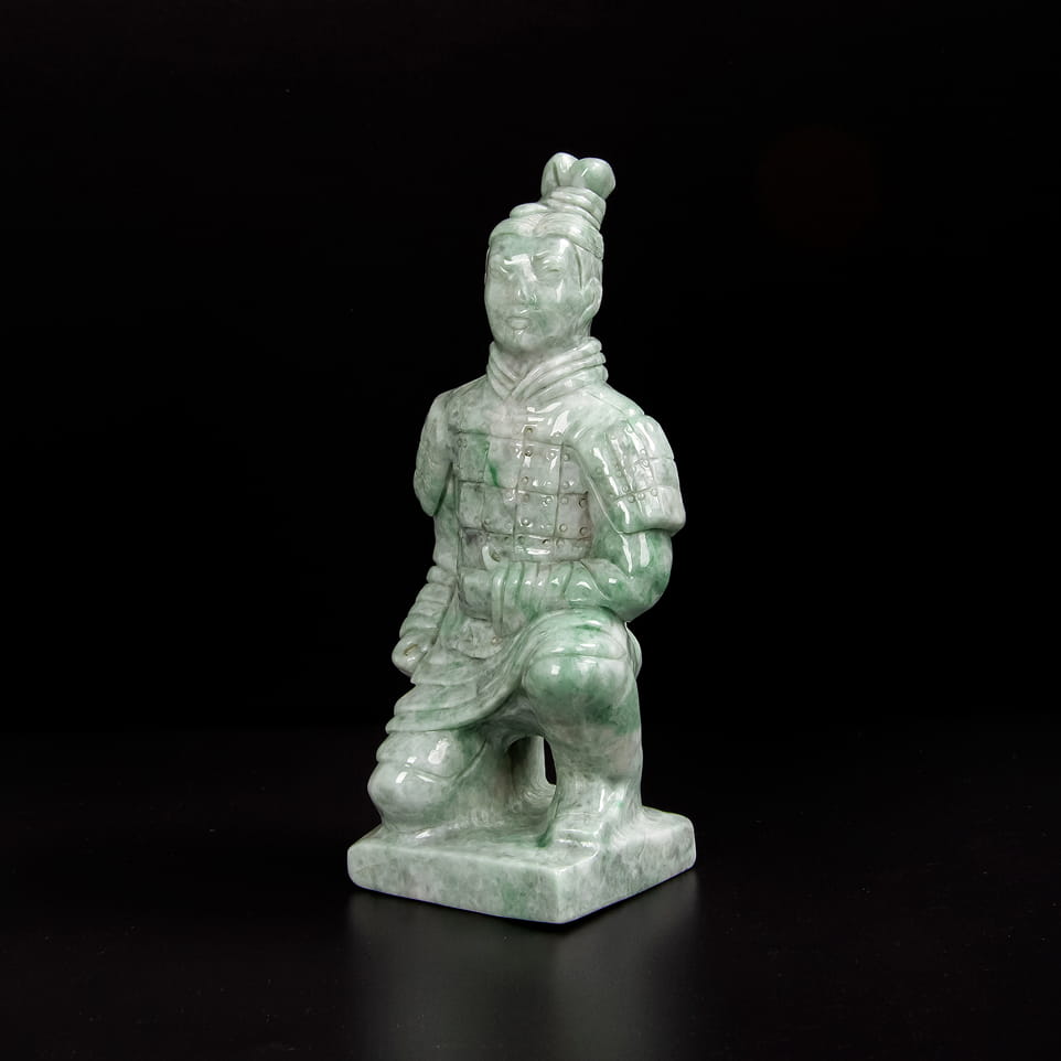 Jadeite Terracotta Soldier 3.85" | SC0074