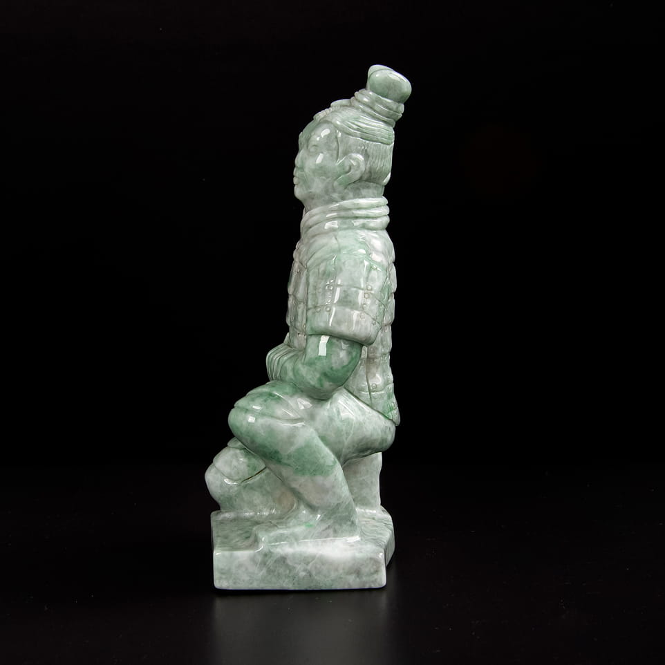 Jadeite Terracotta Soldier 3.85" | SC0074