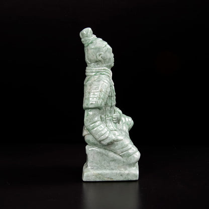 Jadeite Terracotta Soldier 3.85" | SC0074