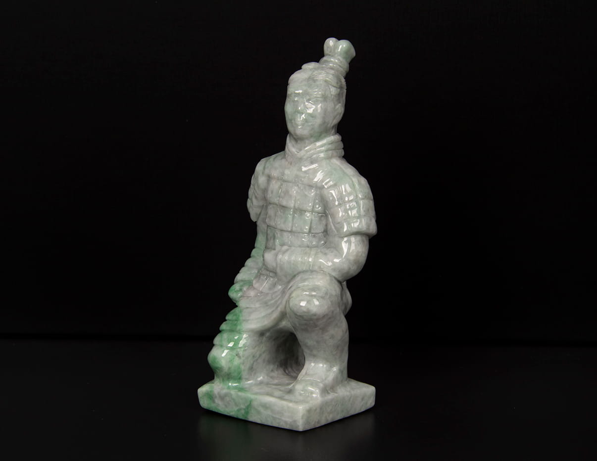 Jadeite Terracotta Soldier 3.85" | SC0143