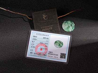 Jadeite Jade Sample Disk | SC0263