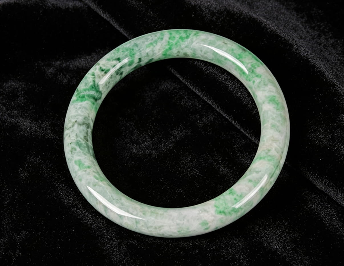 Jadeite Bangle 60mm | SC0025