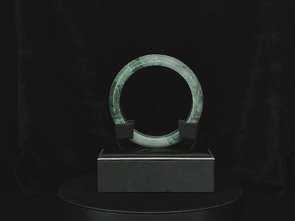 Jadeite Jade Bangle 60mm | SC0087