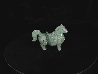 Jadeite Jade Horse Tea Pet 2.2" | SC0125