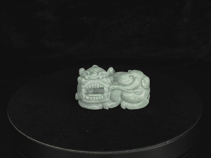Jadeite Jade Pixiu Tea Pet 2.3" | SC0154