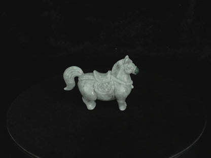Jadeite Jade Horse Tea Pet 2.2" | SC0123