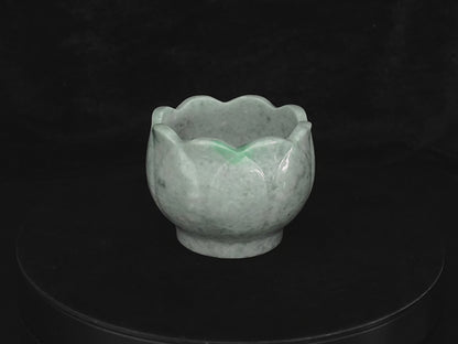 Jadeite Jade Lotus Cup 55mm | SC0119