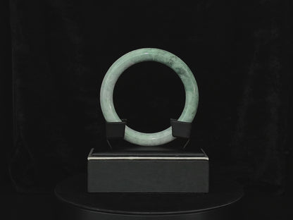 Jadeite Jade Bangle 59mm | SC0198